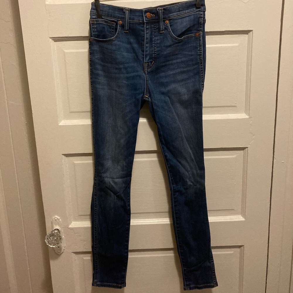 Madewell 10” High Rise Skinny jean size 25